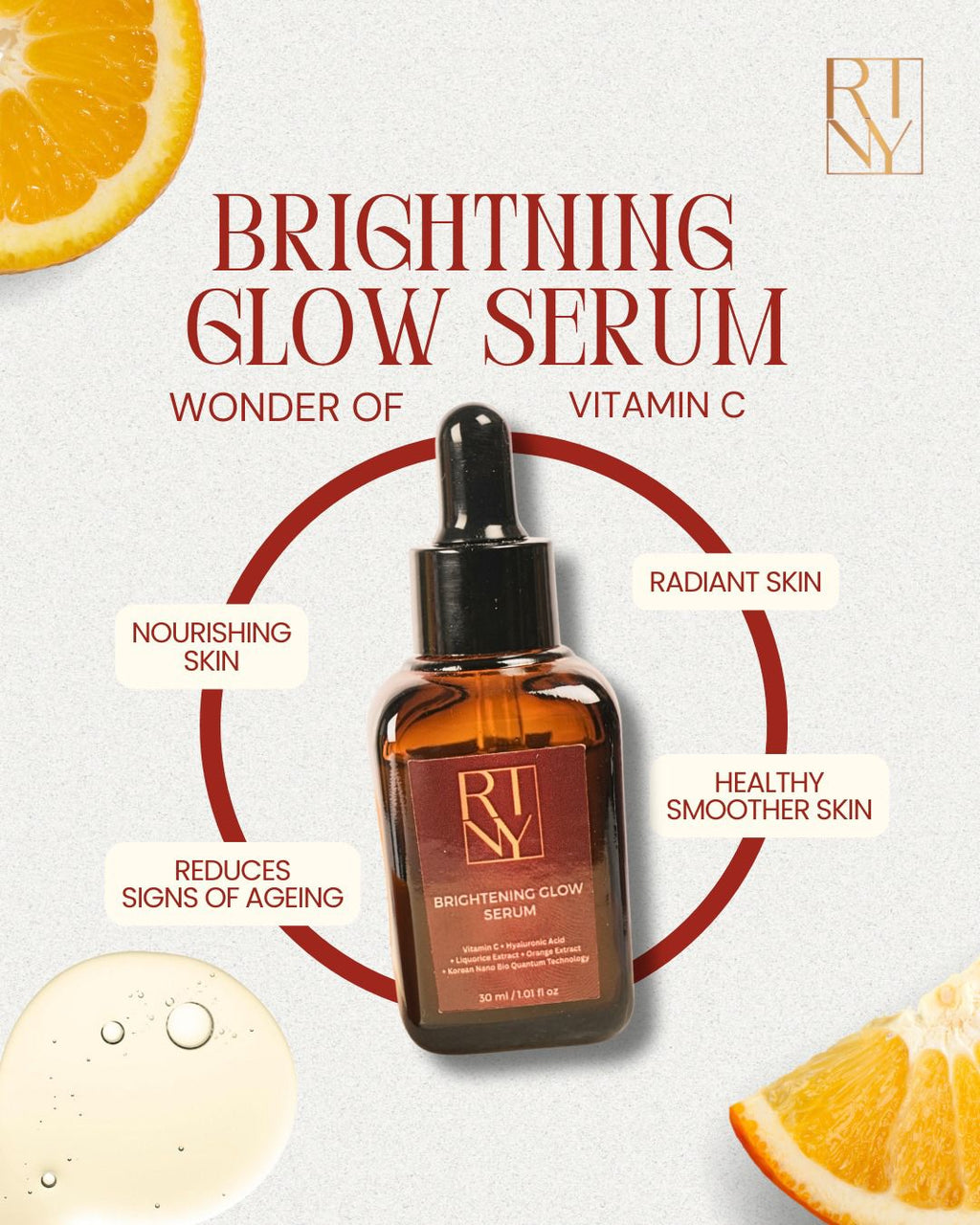 Brightening glow serum